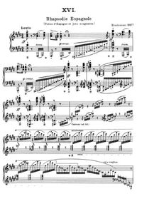 Rhapsodie espagnole - Franz Liszt